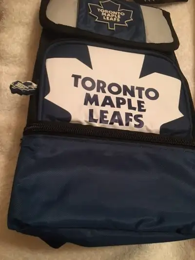 NEW OFFICIAL NHL TORONTO MAPLE LEAFS LUNCH BAG & CONTAINERS, View more