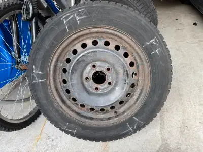 Used winter tires removed from 2021 Nissan Sentra. Message for offer and any other information