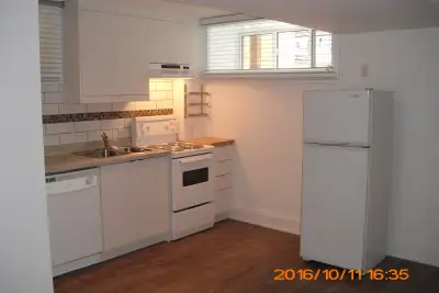 BASEMENT APARTMENT FOR RENT- Donlands/Danforth Dewhurst Blvd (575 sq. ft.): Detached house. Sep. ent...