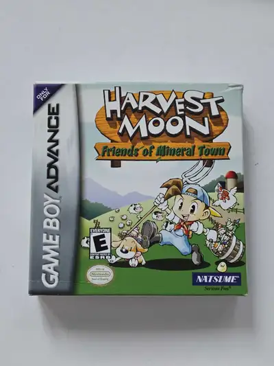 Harvest Moon Friends of Mineral Town GBA BOX & MANUAL ONLY, View more