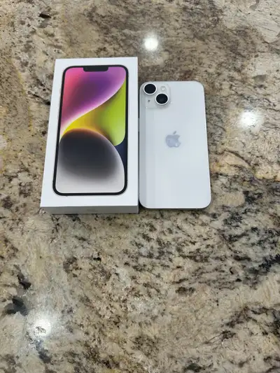 Selling my 128GB Starlight iPhone 14. Has been kept in a case and screen protector since purchase, p...