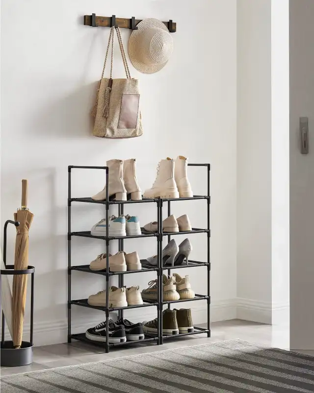 10-Tier Slim Shoe Storage Rack in Storage & Organization in Oshawa / Durham Region - Image 3