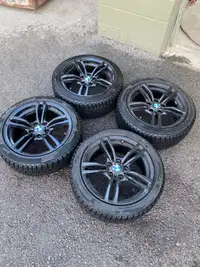 17 inch BMW wheels with good condition Bridgestone Blizzaks