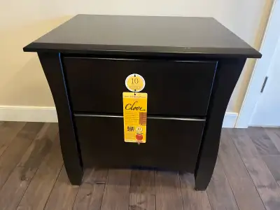 New 2-Drawer Modern Nightstand, View more