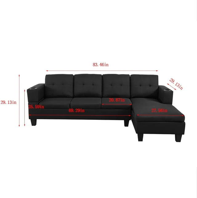 Luxury Living Affordable Prices Sectional Sofa Sale High Quality dans Sofas et futons  à Ouest de l’Île - Image 3