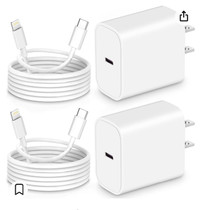 iPhone Charger Cord Lightning Cable [Apple MFi Certified] Fast