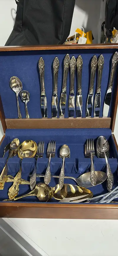 Coutellerie ancienne à vendre. Argent et doré, View more