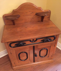 Antique cabinet/ vintage wash stand