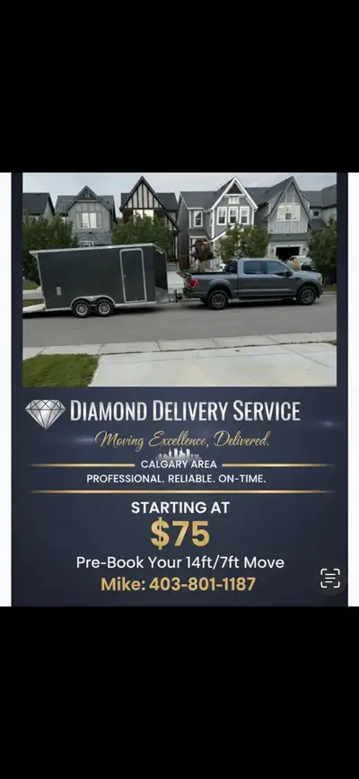 DS- Delivery call Best Price! Moving/starts $75 403-801-1187, View more