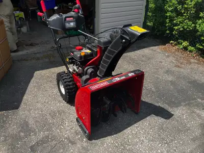snowblower used four times mint condition, View more