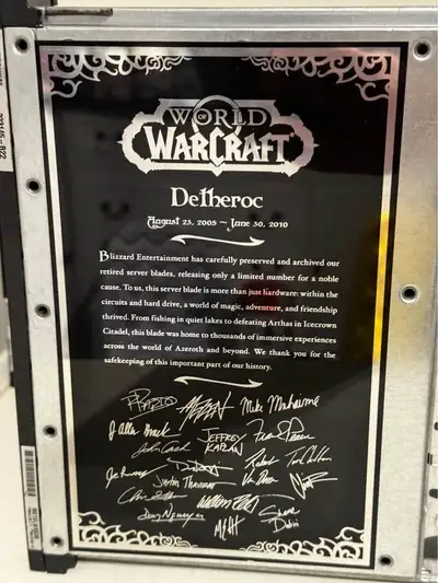 ️ WoW Detheroc Server Blade – Authentic Vanilla/Burning Crusad, View more