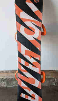 Burton Super Hero 142 cm snowboard with Custom binding