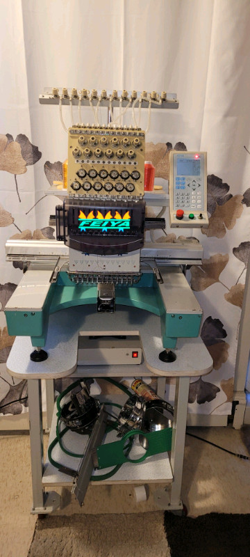 12 needles embroidery Machine  for sale  