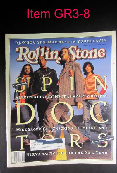 3-8 Rolling Stone Magazine Spin Doctor Iss 647 Jan 07/93, View more