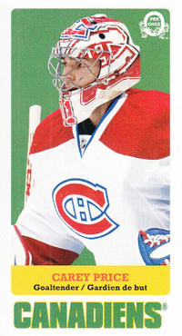 2014-15 OPC MINI TALL BOYS # 6 CAREY PRICE