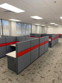 Cubicles/Teknion TOS refreshed stations/all size and heights