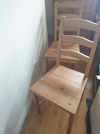 Chairs 2 Solid Wood Dining IKEA