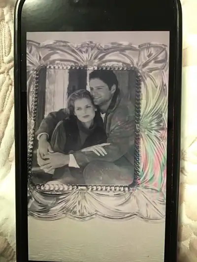 2 Identical high end Glass Photo Frames, View more