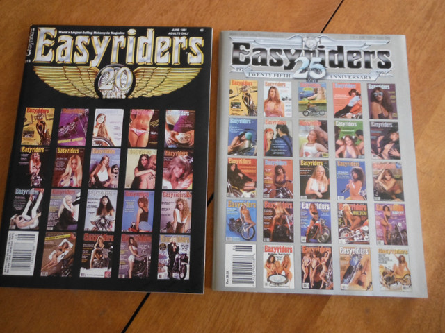 Vintage Easy Riders Magazines 91/96 - 20 and 25 Year Anniversary in Magazines in Markham / York Region - Image 3