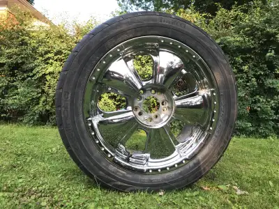 4x KRUZ K14 ZEN "Polished Chrome Plated Wide Lip" Mags en bonne condition. Ces mags sont parfaits po...