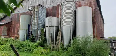 Grain Hopper Tanks, Feed Bins, Hammer Mills, etc, View more