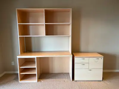 Custom Desk/Shelving Unit/Filing Cabinet, View more