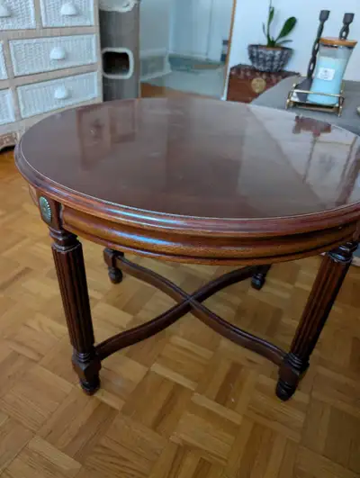 Round Wooden Side Table, View more