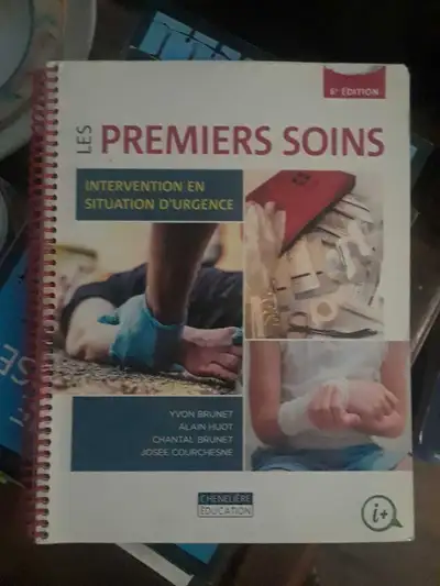 les premiers soins 6ème éd. chenelière , View more