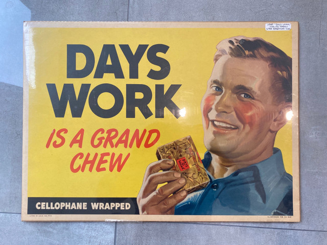 Original GRAND CHEW advertisement  in Arts & Collectibles in Markham / York Region - Image 3