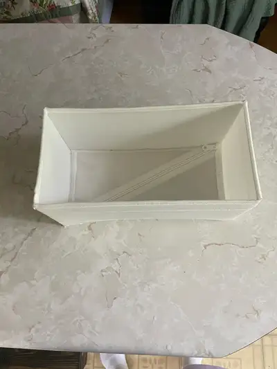 Dresser drawer organizer. Zipper bottom so it is collapsible.