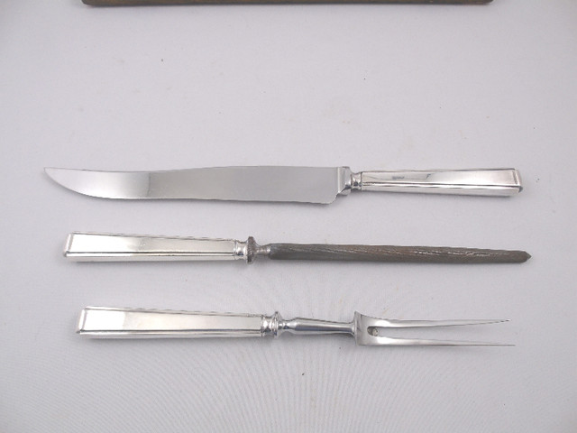 Antique Silver Carving Set Original From England in Kitchen & Dining Wares in Bedford - Image 2