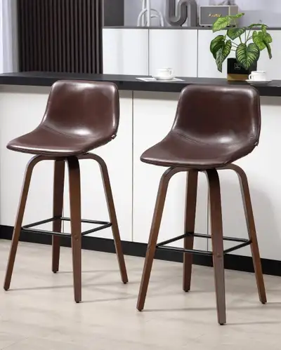 Brand New in Box HOMCOM Counter Height Bar stools, Set of 2, View more