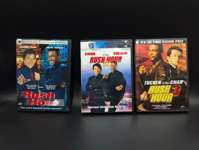 Rush Hour 1 2 3 DVD Jackie Chan Chris Tucker, View more