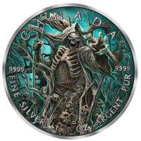 2023 GRIM REAPER ARMAGEDDON VI Death Maple 1oz Silver Coin