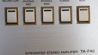 TA-F40 Sony integrated stereo amplifier Sold AS IS