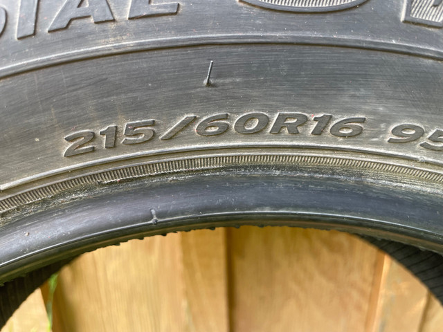 215 60 16 winter tires  in Tires & Rims in Kawartha Lakes