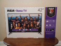 Brand new in the box 42" rca roku tv 