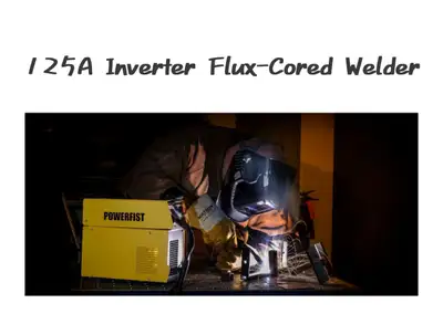 125A Inverter Flux-Cored Welder, View more