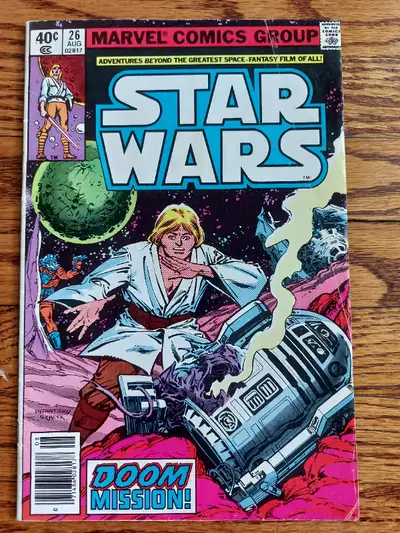 STAR WARS #26 MARVEL COMICS NEWSSTAND VARIANT 1979 LUKE R2D2, View more