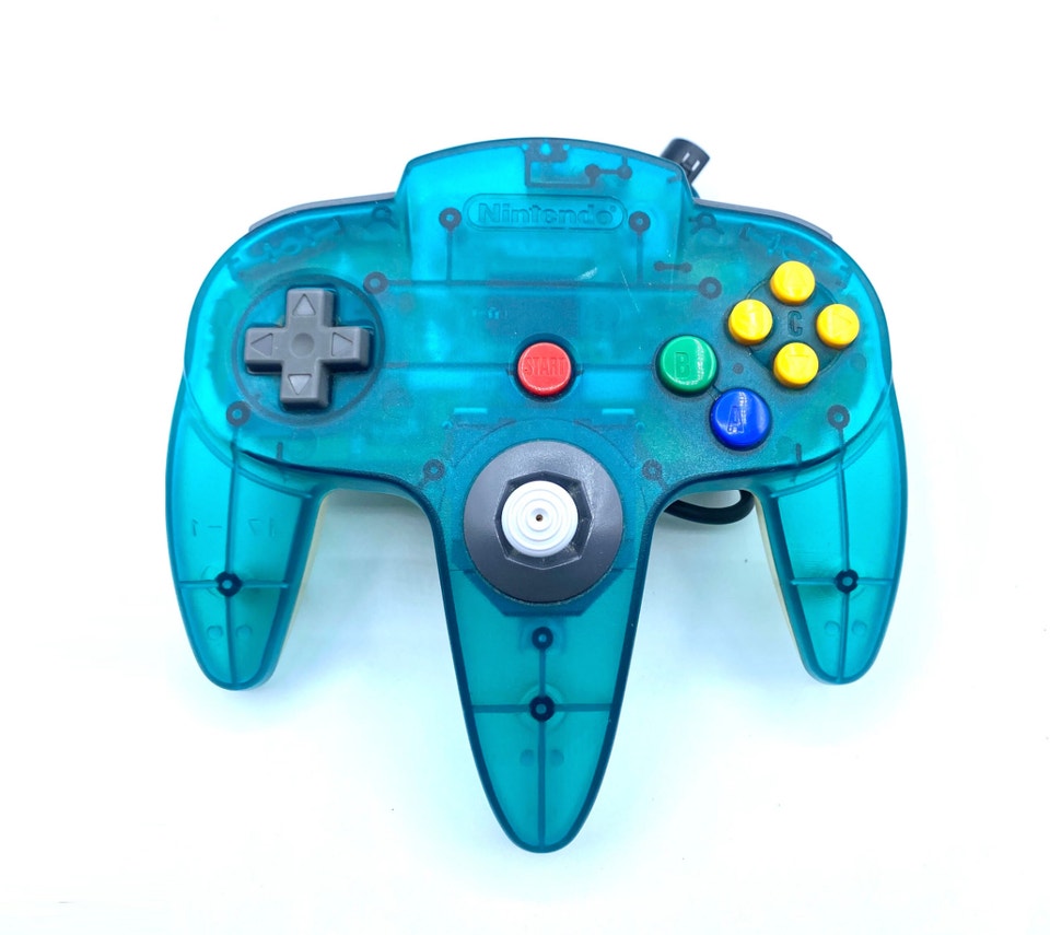 Official Nintendo 64 controller - Rare Ice Blue | Older Generation ...