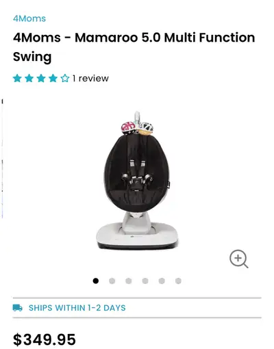 For Sale: 4Moms MamaRoo 5.0 Baby Swing - $229, View more