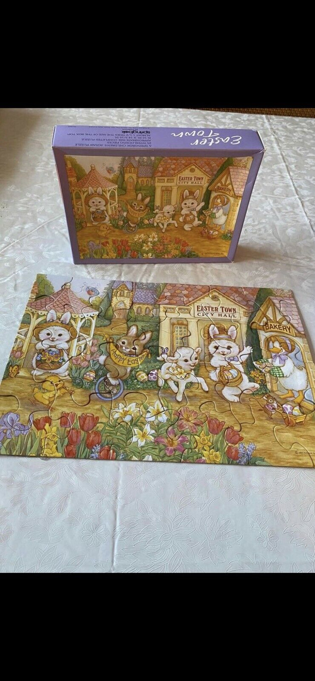 4 Kids puzzles (Disney, m&m, easter) in Toys & Games in Dartmouth - Image 3