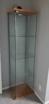IKEA Detolf glass cabinet