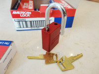 Brand New American Lock Hardened Steel Pad Locks - I have 6 pcs
