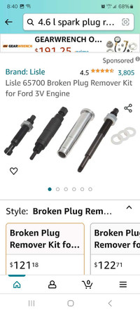 Lisle Spark Plug Removal Tool for Ford 3V Engines