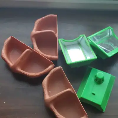 3Mirror and 3 food trays for birds, View more