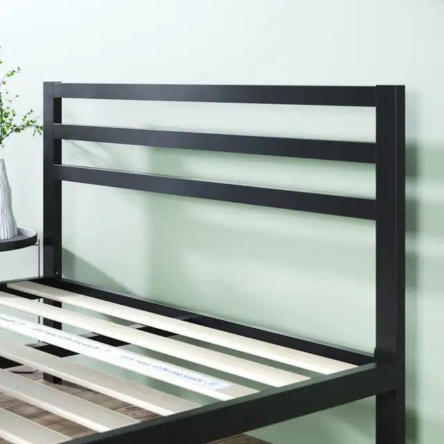 New Zinus King Bed Frame Metal with Headboard in Beds & Mattresses in Markham / York Region - Image 4