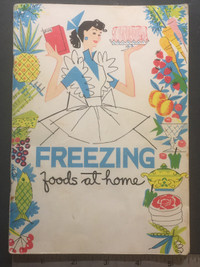BOOK - Freezing Foods at Home (1959) - By Shirley Rolfs (80pp)