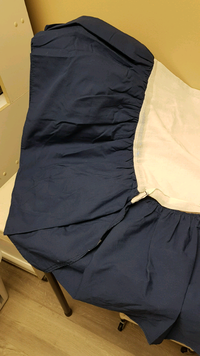 Dark Blue Twin Bedskirt, View more