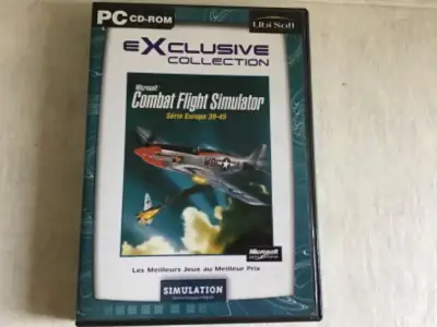Microsoft combat flight simulator série Europe 39-45 en très bon état ,parution du jeu 1998 Merci de...